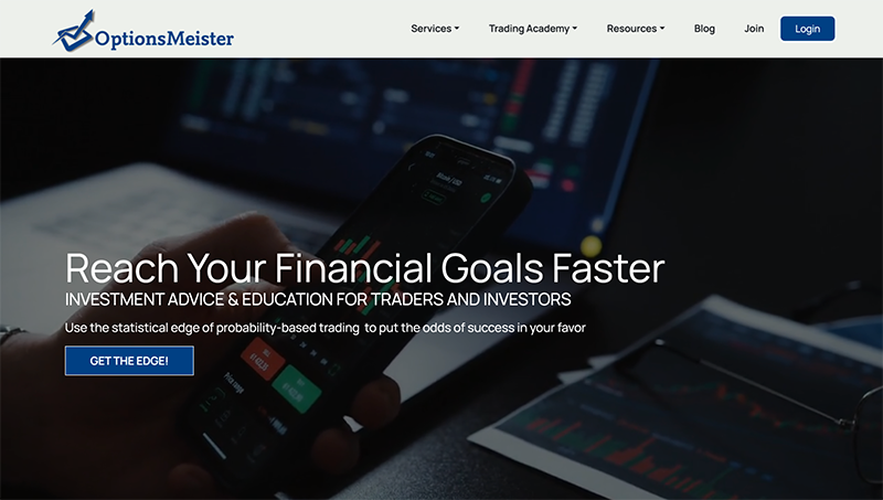 optionsmeister.com Learn to trade options based on probabilities